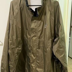 Worldwide Sportsman Olive Green Windbreaker Jacket